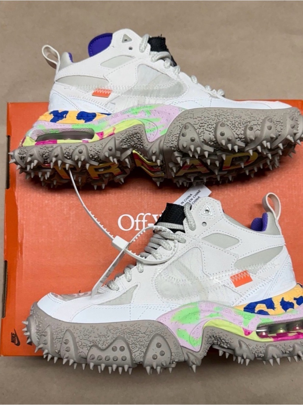 Nike Air Terra Forma Off-White Mens size 6.5 women’s 8 shoes Rare NEW!